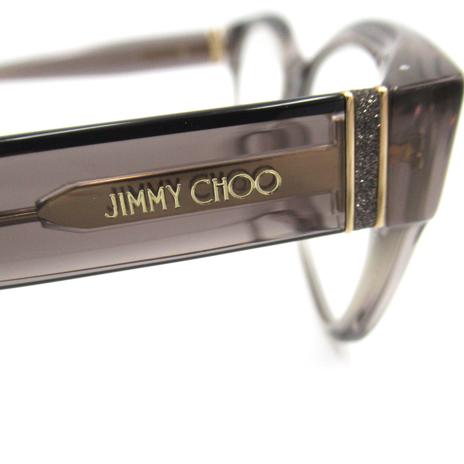 伊達メガネ メガネフレーム メガネ 眼鏡 グレー ジミーチュウ 財布・小物 JIMMY CHOO