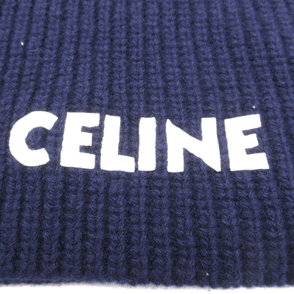 マフラー マフラー ウール ネイビー セリーヌ 財布・小物 CELINE