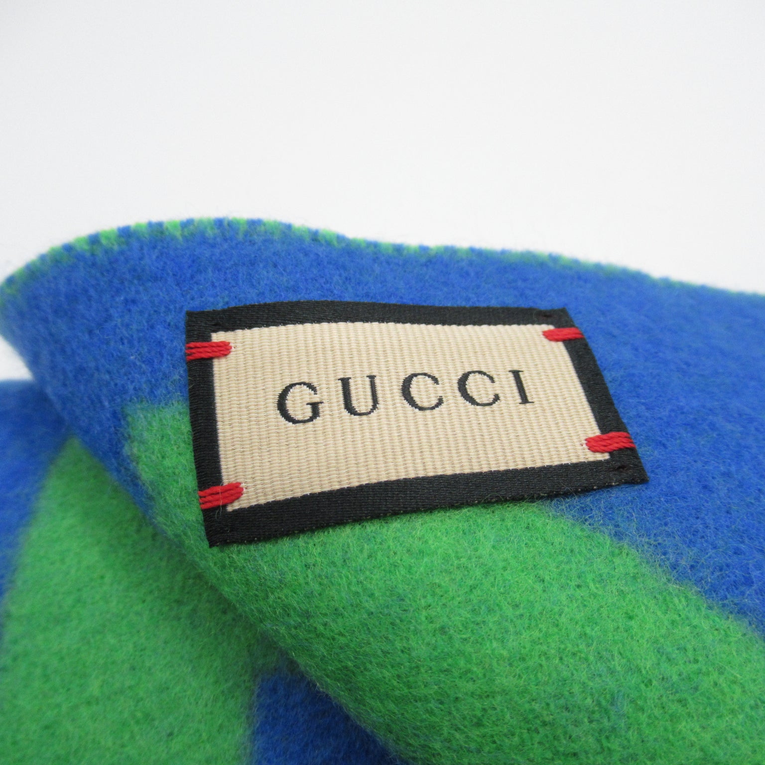 マフラー マフラー ウール グリーン グッチ 財布・小物 GUCCI