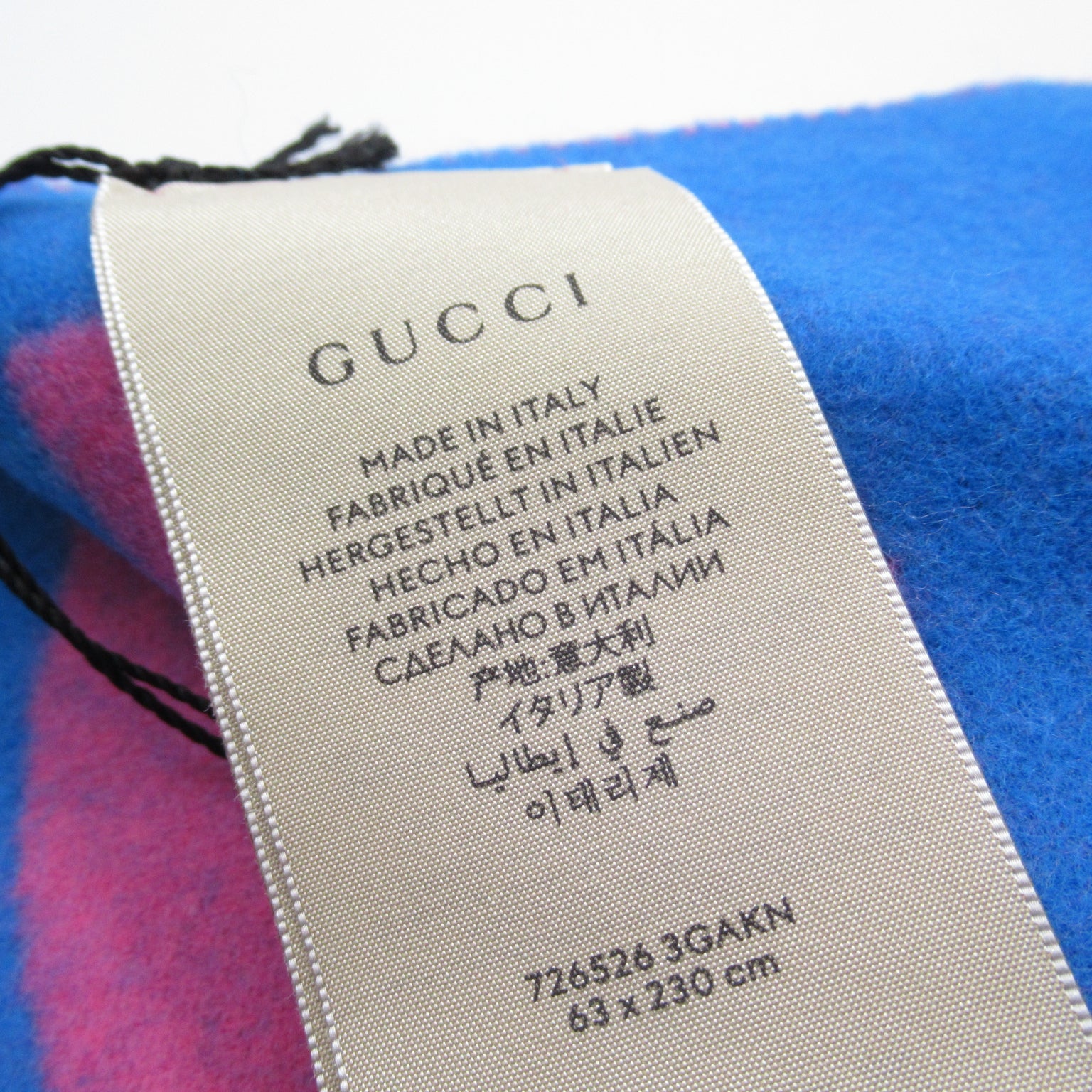 マフラー マフラー ウール ピンク グッチ 財布・小物 GUCCI