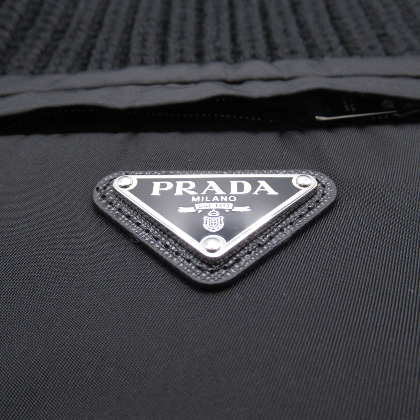 マフラー マフラー ウール ブラック プラダ 財布・小物 PRADA