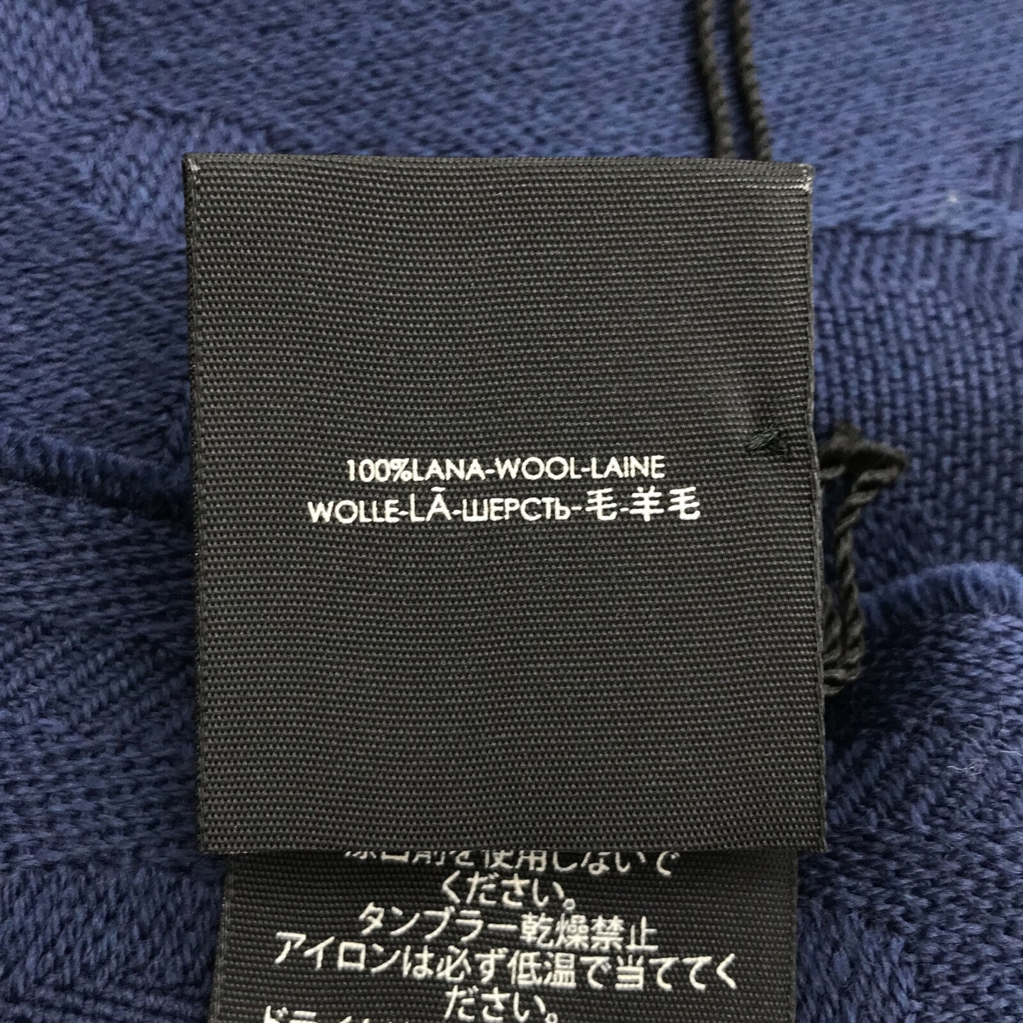 マフラー マフラー ウール ネイビー グッチ 財布・小物 GUCCI