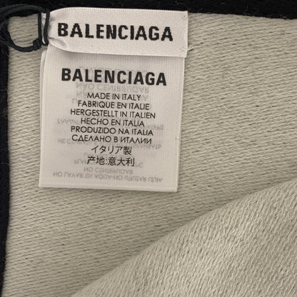 マフラー マフラー ウール ブラック バレンシアガ 財布・小物 BALENCIAGA