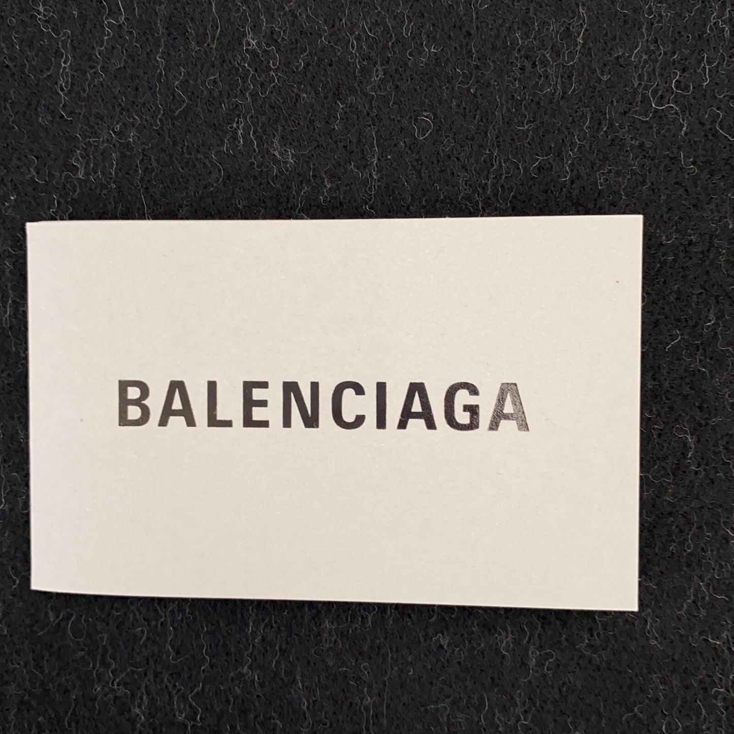 マフラー マフラー ウール ブラック バレンシアガ 財布・小物 BALENCIAGA