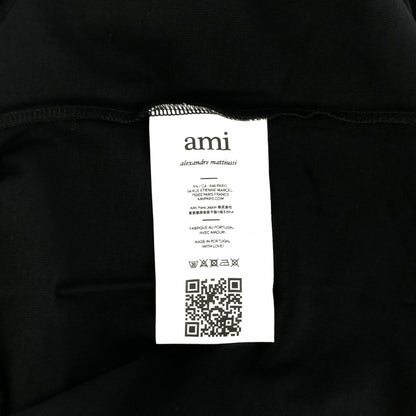 Tシャツ コットン ブラック アミアレクサンドルマテュッシ トップス AMI Alexandre Mattiussi