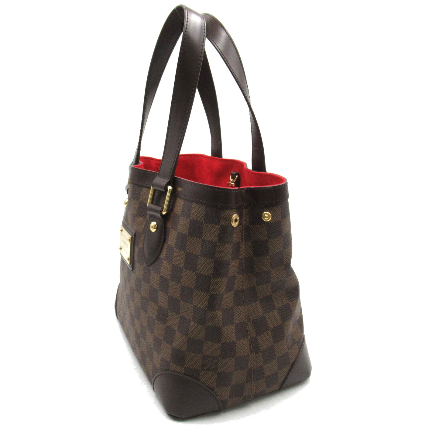 ハムステッド ハンドバッグ トートバッグ PVCコーティングキャンバス ダミエ ブラウン エベヌ ルイヴィトン バッグ LOUIS VUITTON