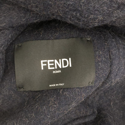 コート コート ウール ネイビー フェンディ アウター FENDI