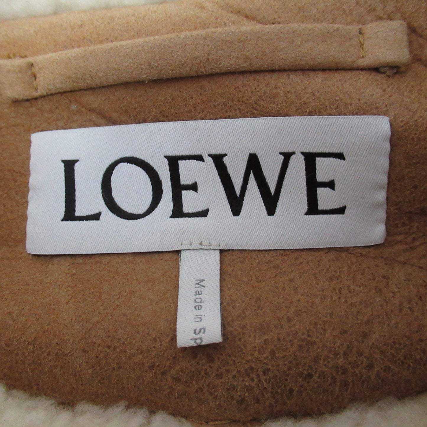 ボンバージャケット ジャケット ラムスキン（羊革） ベージュ ブラウン ロエベ アウター LOEWE