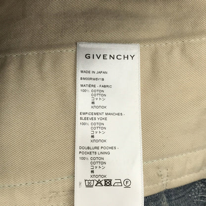 Gジャン デニムジャケット コットン ブルー ジバンシィ アウター GIVENCHY