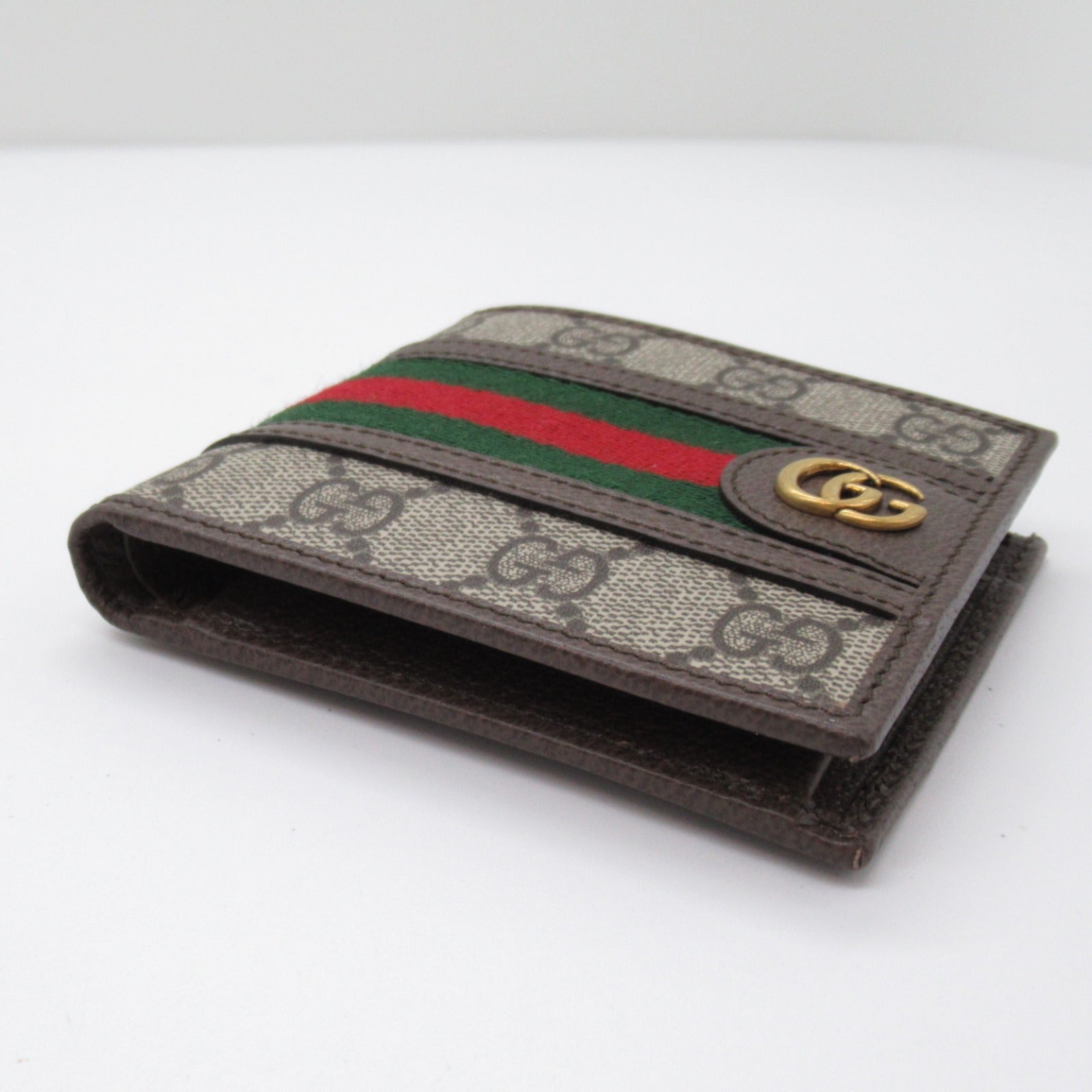 GGスプリーム 二つ折り財布 二つ折り財布 キャンバス GGスプリーム ベージュ グッチ 財布・小物 GUCCI