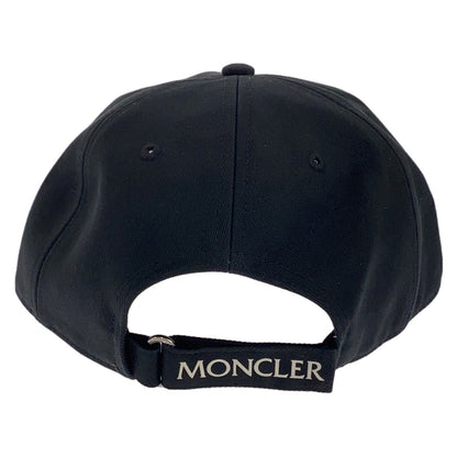 ベースボールキャップ キャップ コットン ブラック モンクレール 財布・小物 MONCLER