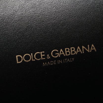 チェーンショルダーバッグ フラワー ドット レザー ホワイト マルチカラー ドルチェアンドガッバーナ バッグ DOLCE&GABBANA