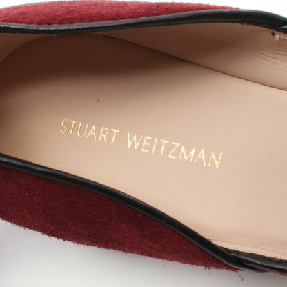 フラットシューズ スエード ボルドー スチュアートワイツマン シューズ Stuart Weitzman