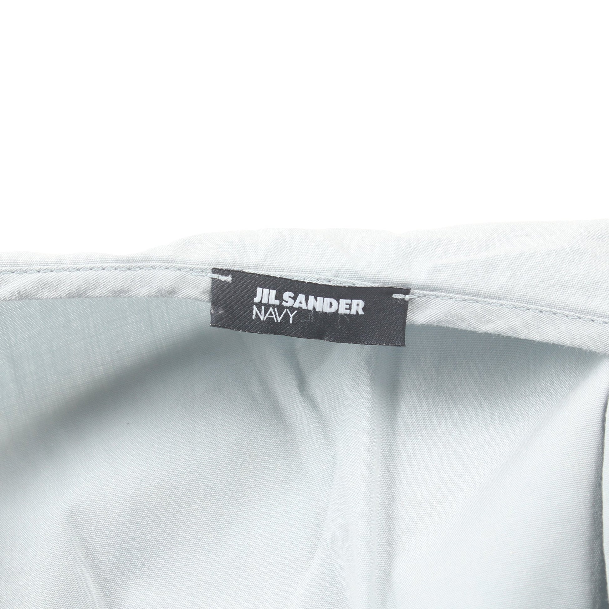 ブラウス コットン ライトブルー ジルサンダーネイビー トップス JIL SANDER NAVY