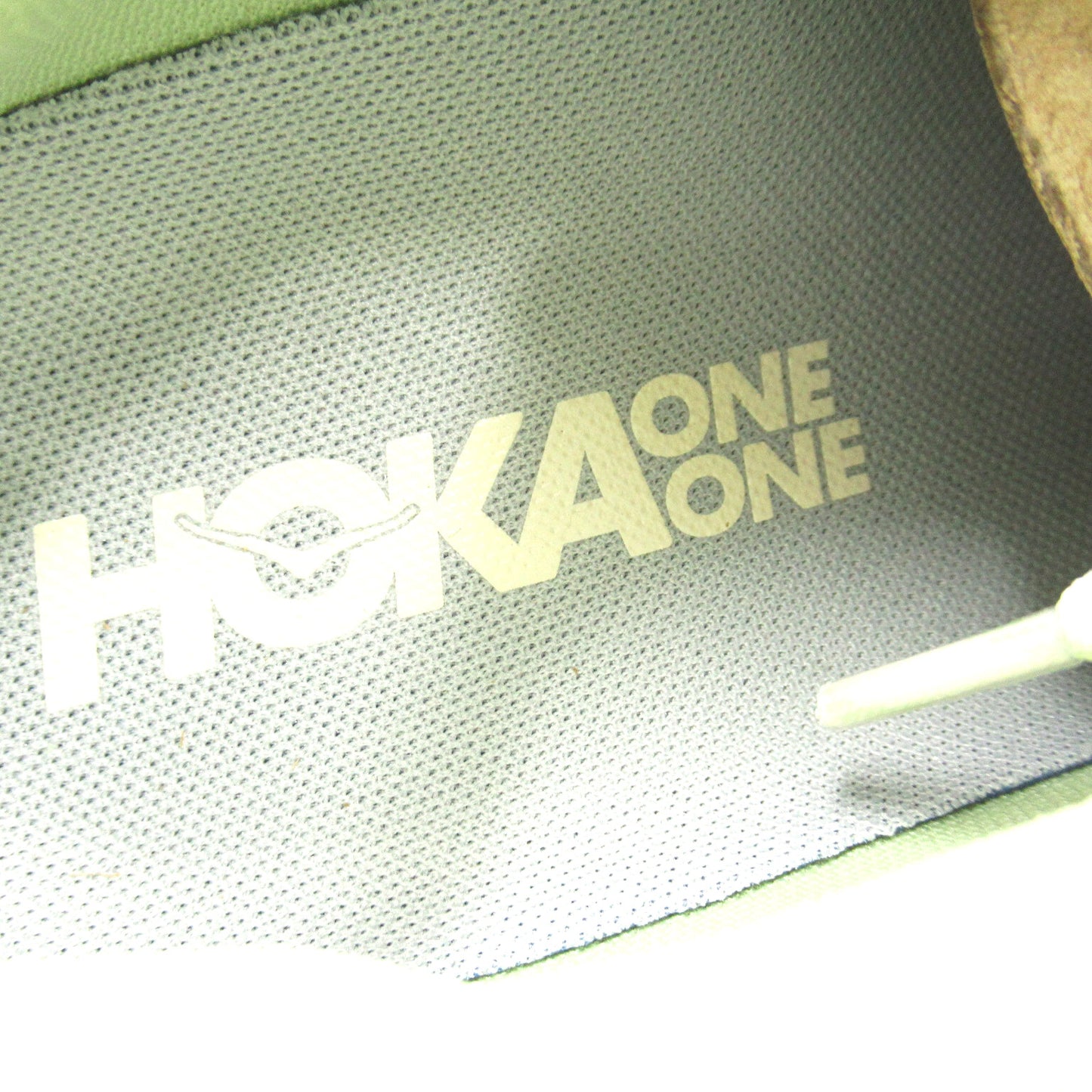 スニーカー レザー ライトグリーン ホカオネオネ シューズ HOKA ONE ONE