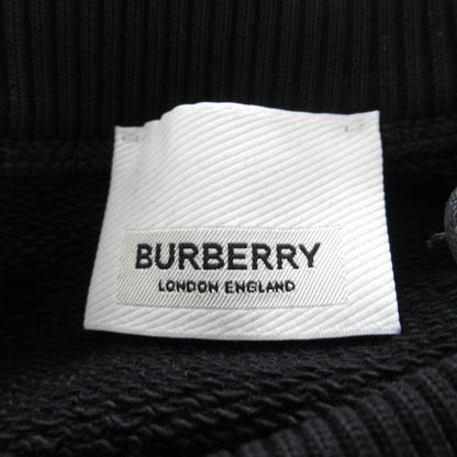 チェックEKD コットンスウェットシャツ スウェットシャツ コットン ブラック バーバリー トップス BURBERRY