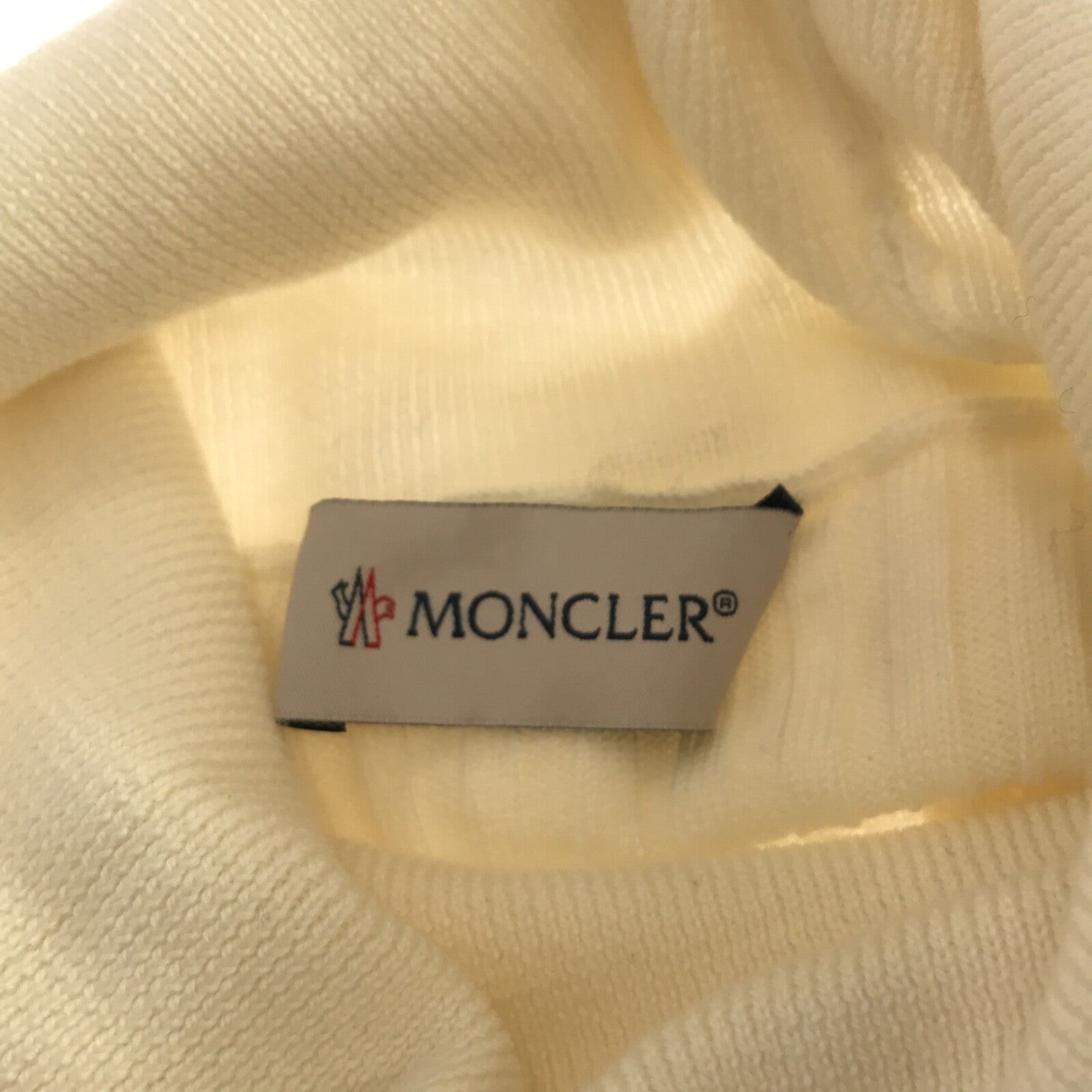 タートルネックセーター セーター ウール ホワイト モンクレール トップス MONCLER