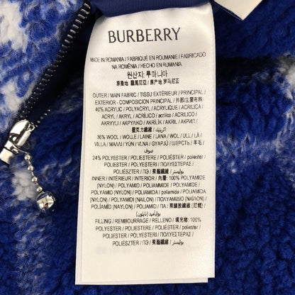 ダウンジャケット ポリアミド ブルー バーバリー アウター BURBERRY