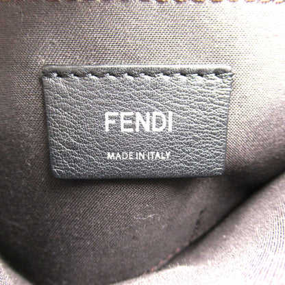 バックトゥスクールミニ ショルダーバッグ レザー グレー ブルーグレー フェンディ バッグ FENDI