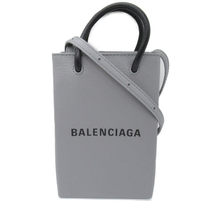 ミニ 2wayショルダーバッグ ショルダーバッグ カーフ（牛革） グレー バレンシアガ バッグ BALENCIAGA