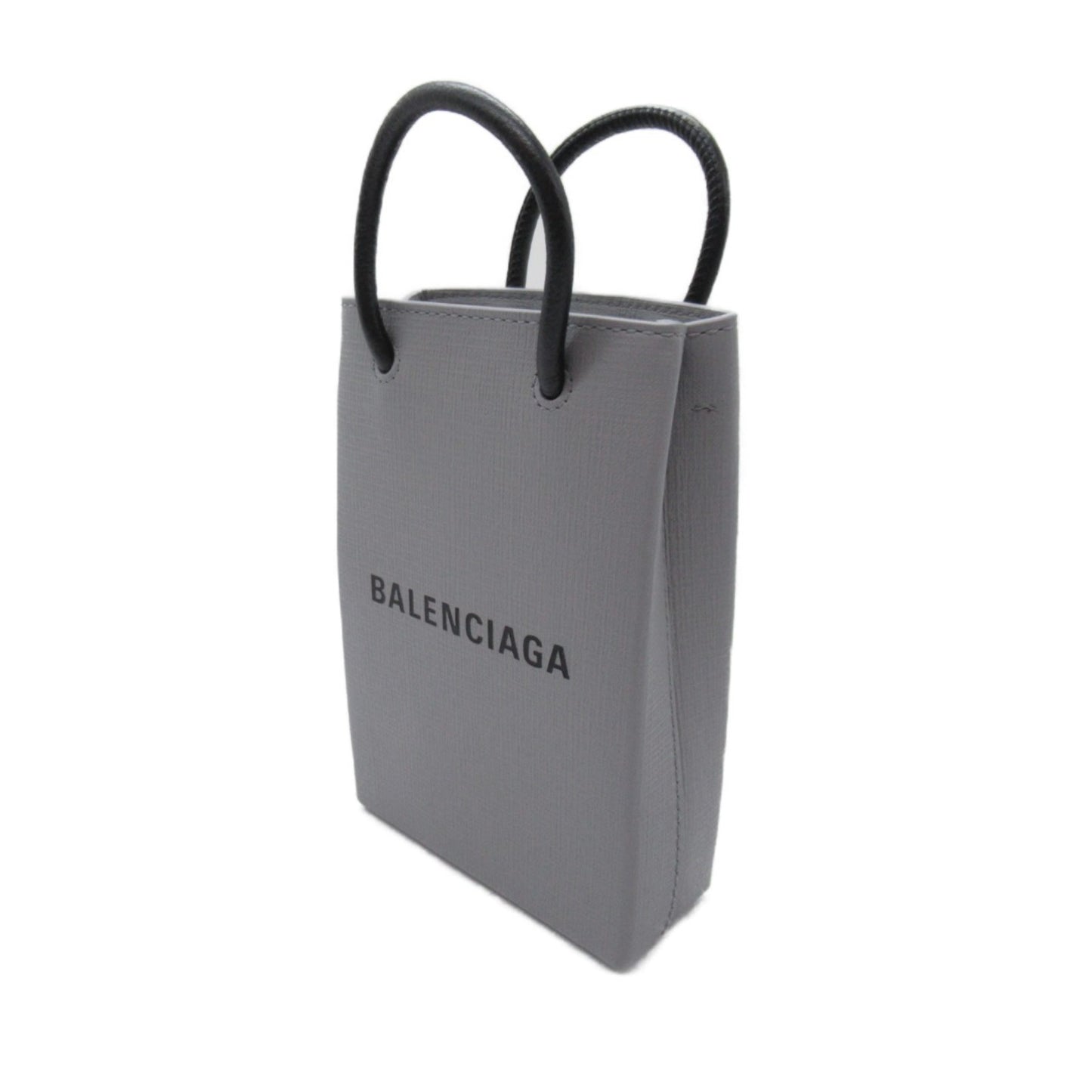 ミニ 2wayショルダーバッグ ショルダーバッグ カーフ（牛革） グレー バレンシアガ バッグ BALENCIAGA