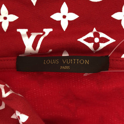 パーカー シュプリーム スウェットシャツ コットン レッド ルイヴィトン トップス LOUIS VUITTON