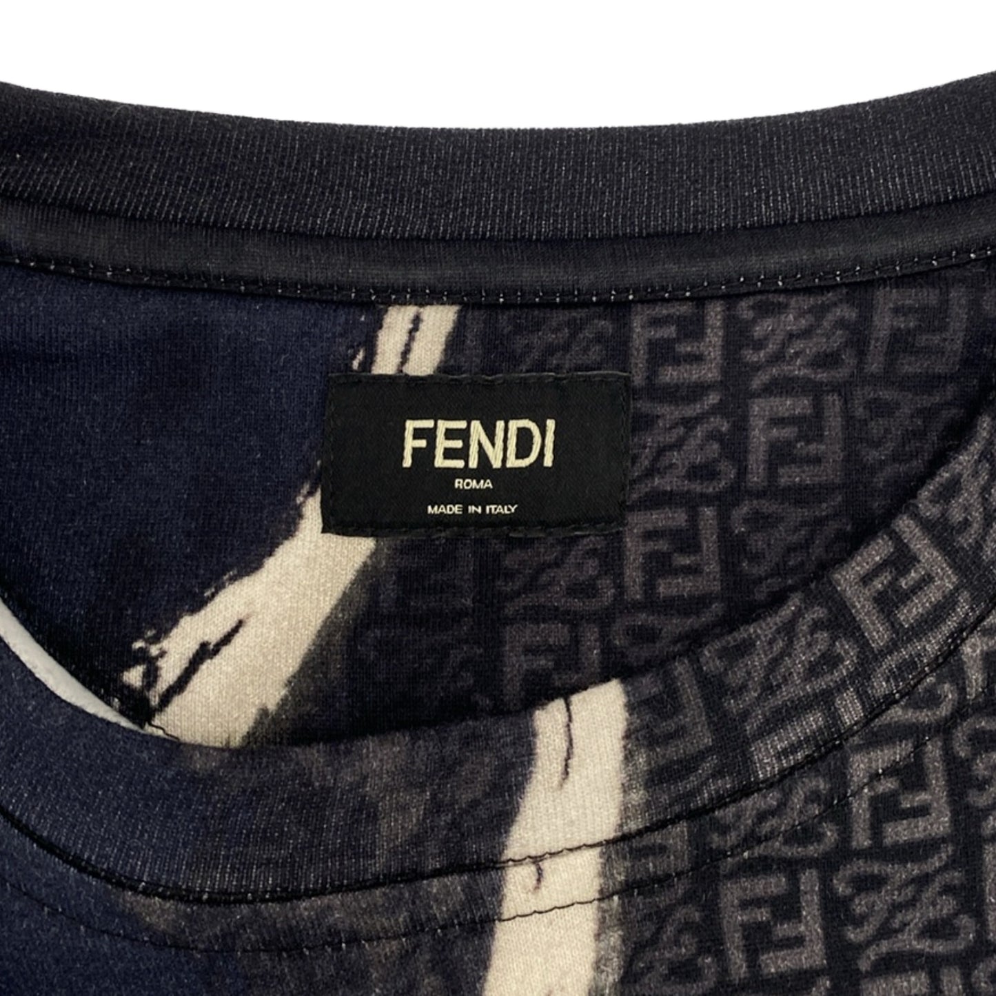 スウェット スウェットシャツ コットン ネイビー フェンディ トップス FENDI