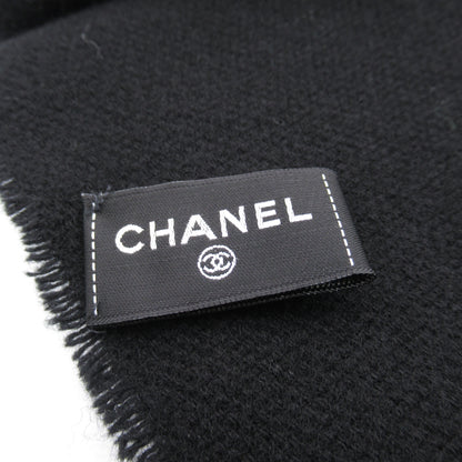 マフラー マフラー ウール ブラック シャネル 財布・小物 CHANEL