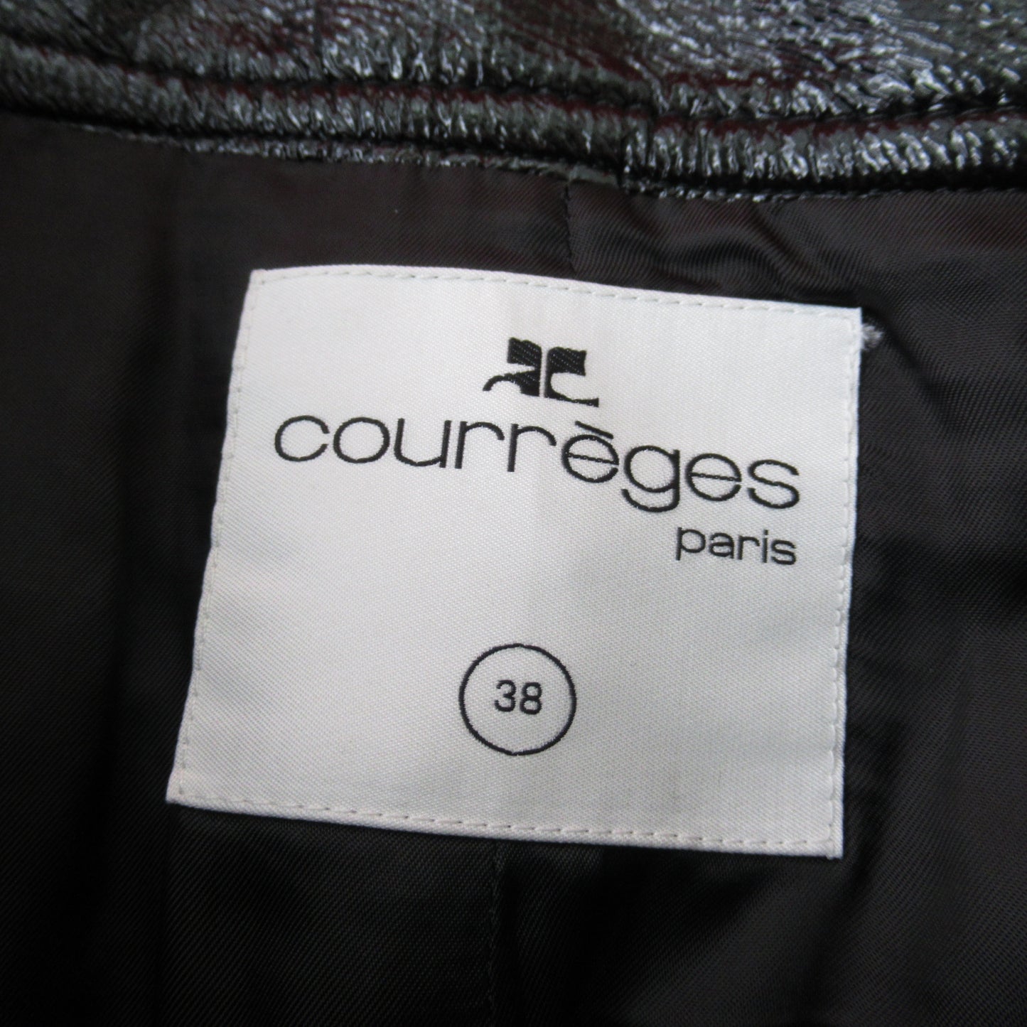 COURREGES スカート スカート コットン ブラック ソノタ ボトムス その他