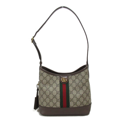 ショルダーバッグ ショルダーバッグ PVCコーティングキャンバス ベージュ ブラウン グッチ バッグ GUCCI