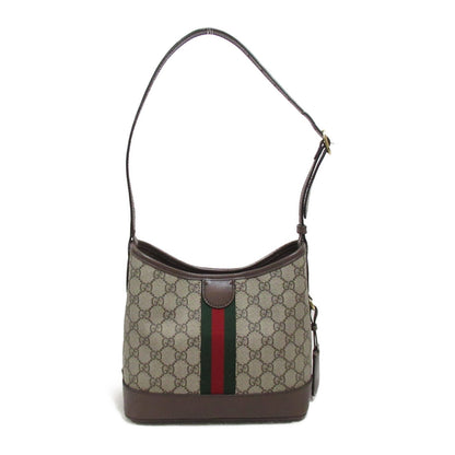 ショルダーバッグ ショルダーバッグ PVCコーティングキャンバス ベージュ ブラウン グッチ バッグ GUCCI