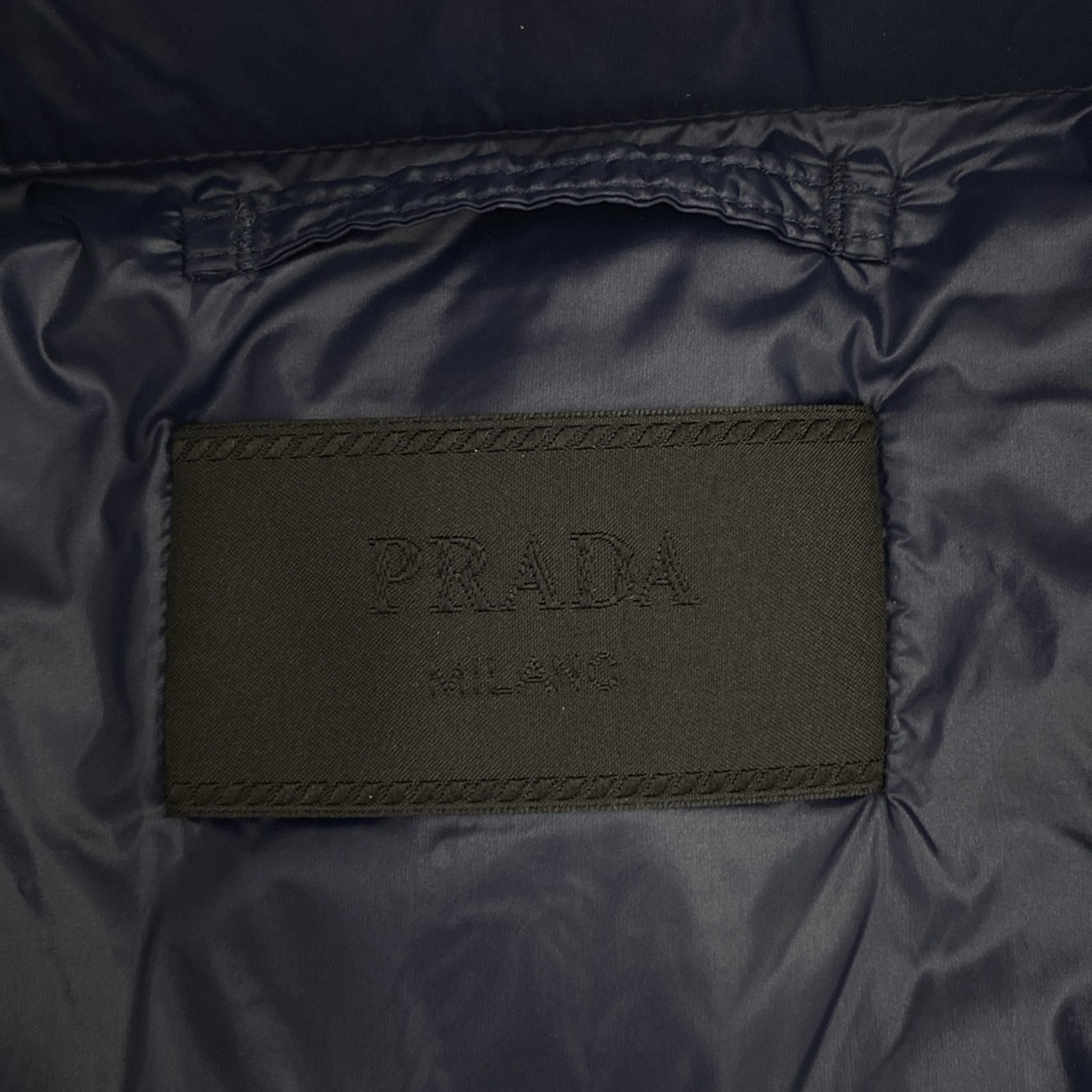 ダウンベスト ダウンベスト ナイロン ネイビー プラダ アウター PRADA