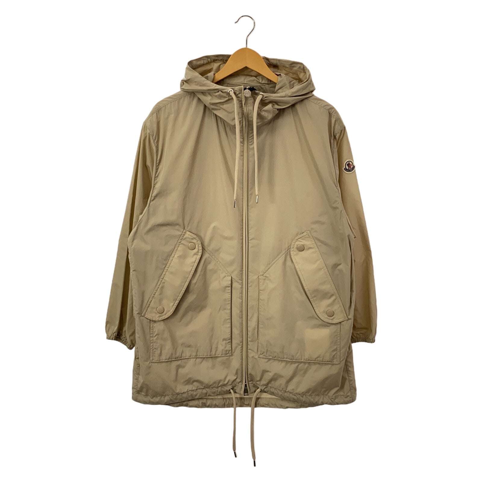 フード付 ジャケット ブルゾン ベージュ モンクレール アウター MONCLER