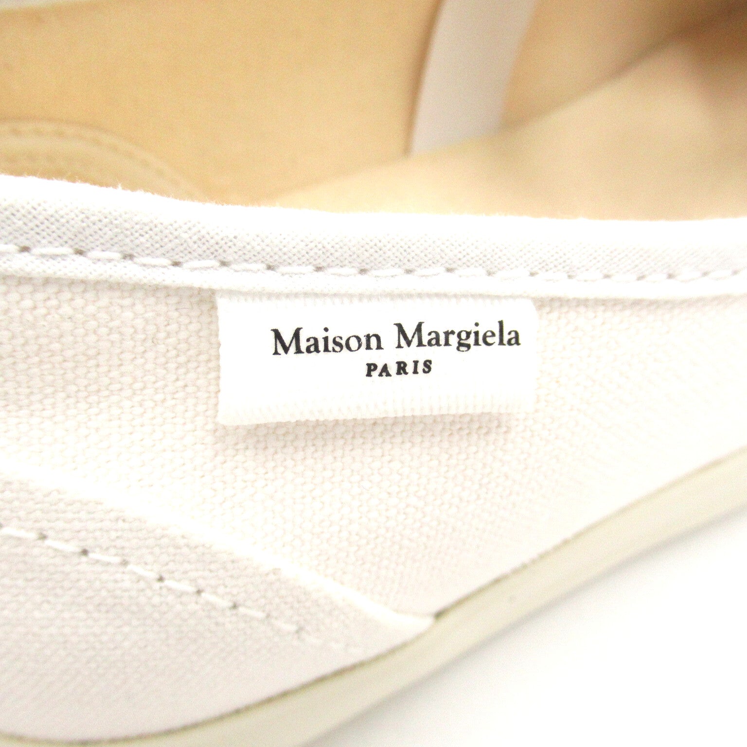 タビ スニーカー スニーカー コットン ホワイト メゾンマルジェラ シューズ Maison Margiela