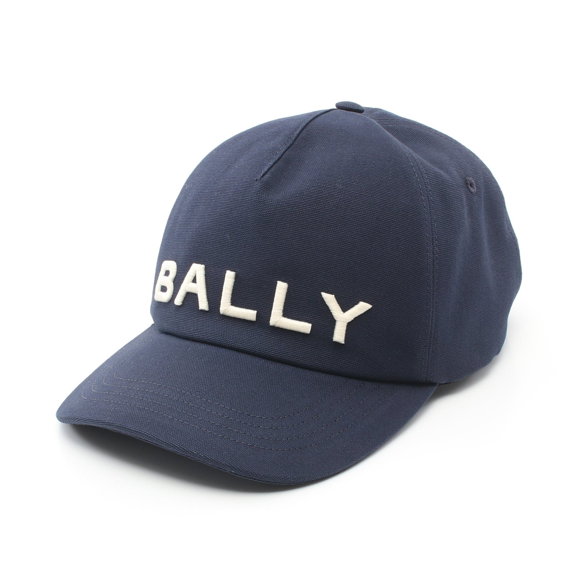 ベースボール キャップ ロゴ コットン ネイビー バリー 財布・小物 BALLY