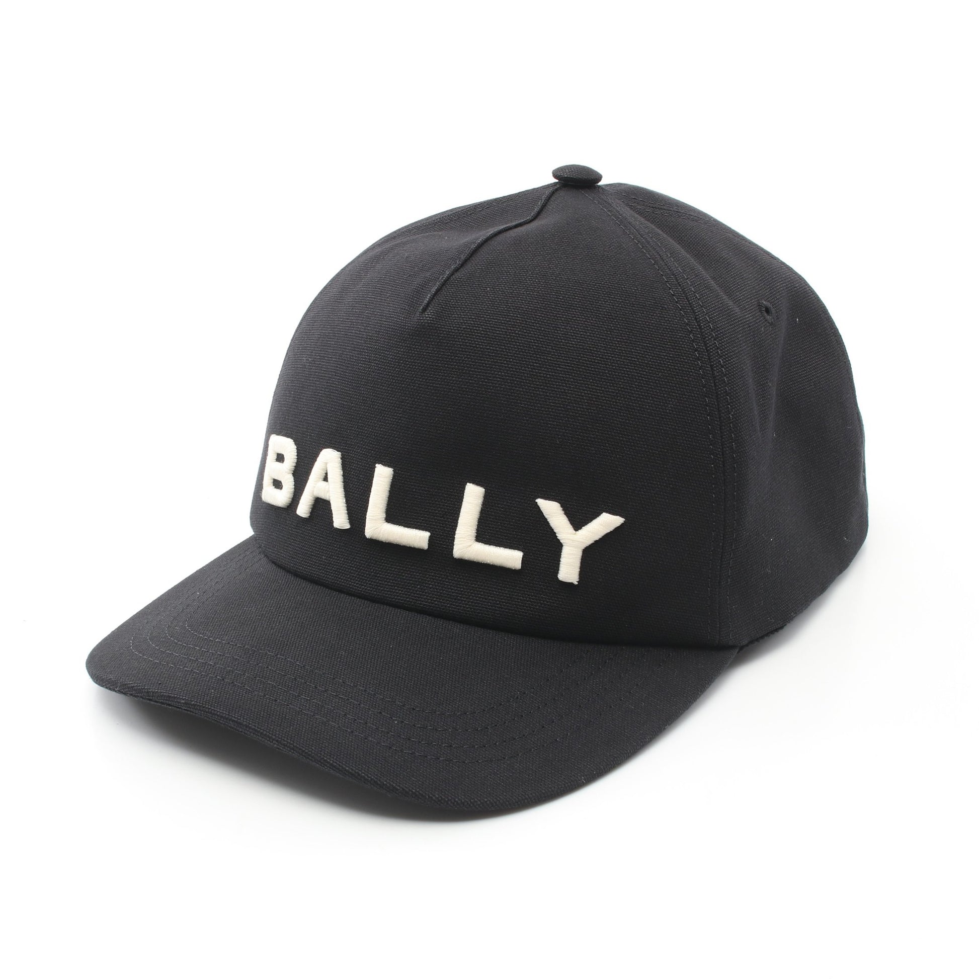 ベースボール キャップ ロゴ コットン ブラック バリー 財布・小物 BALLY