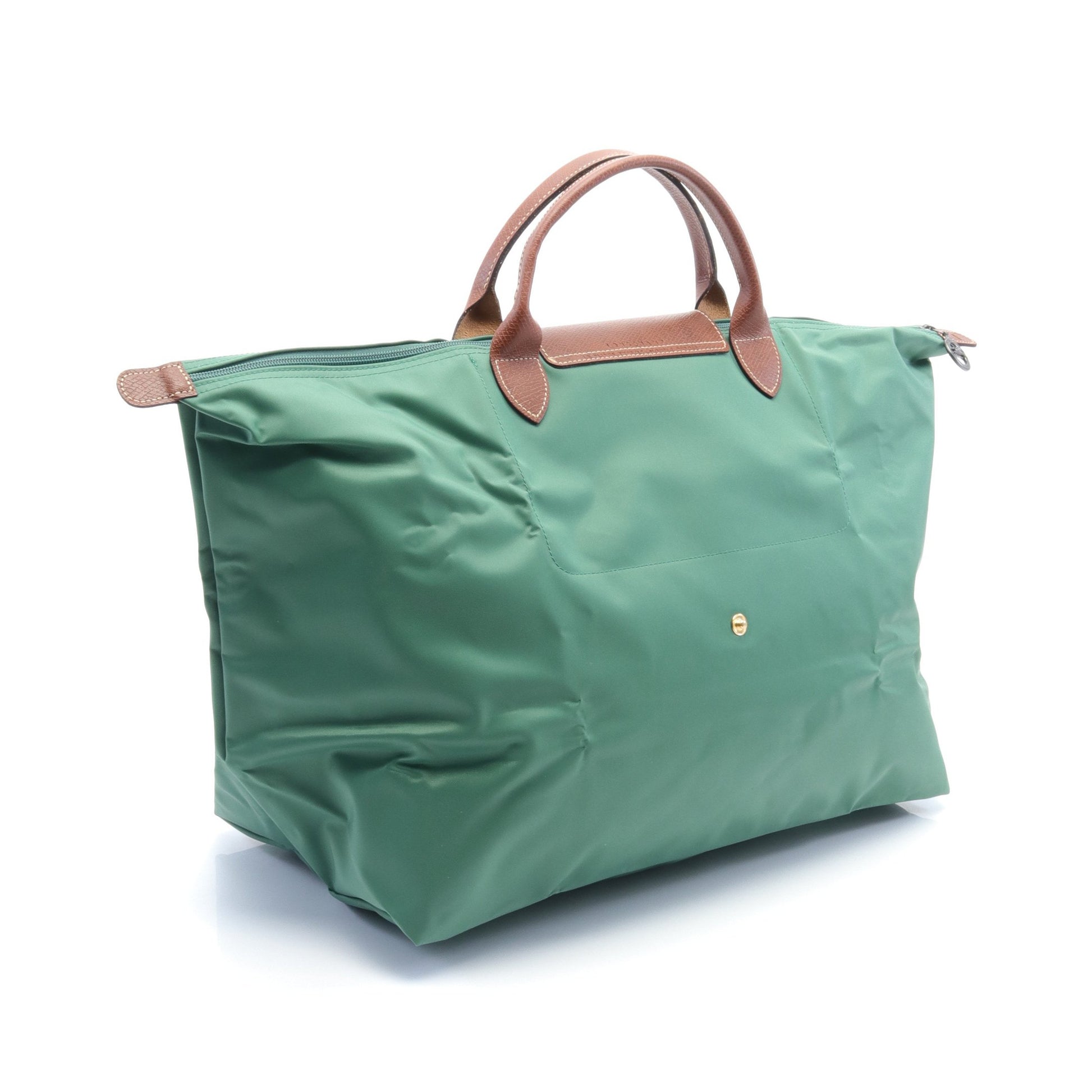 ル プリアージュ オリジナル トラベル S ハンドバッグ トートバッグ ナイロン レザー グリーン ブラウン ロンシャン バッグ LONGCHAMP