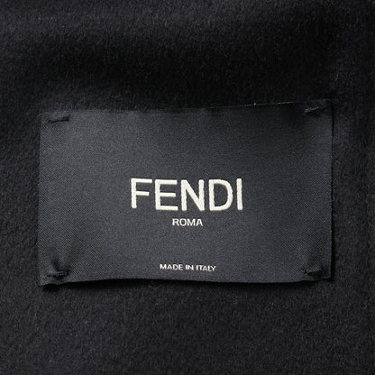 ズッカ ジャケット ムートン ブラック グレー フェンディ アウター FENDI