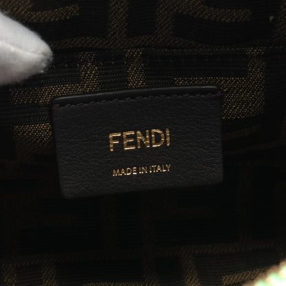 バイザウェイ ミニ ハンドバッグ レザー グリーン 2WAY フェンディ バッグ FENDI