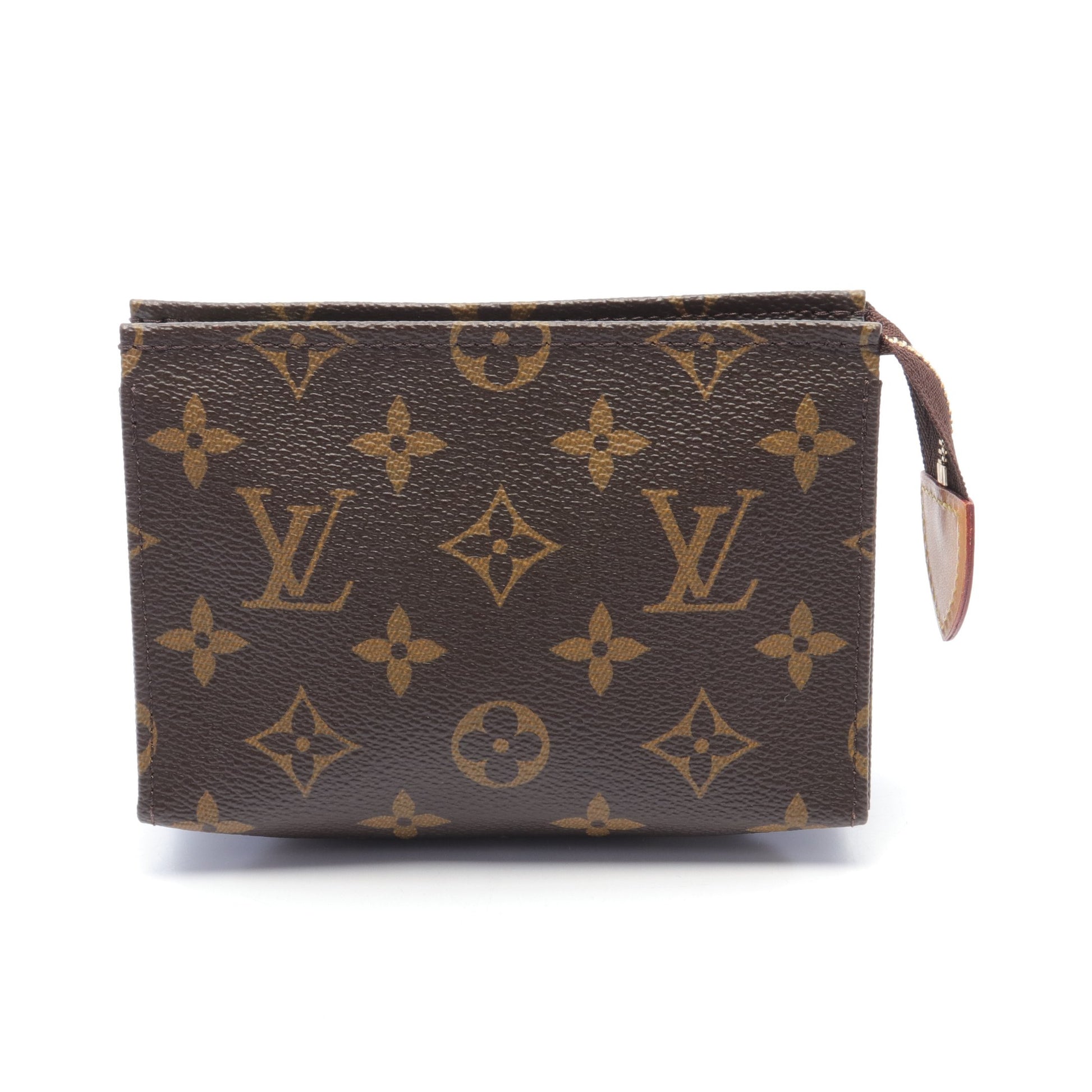 ポッシュ トワレ15 モノグラム コスメポーチ PVC レザー ブラウン ルイヴィトン 財布・小物 LOUIS VUITTON