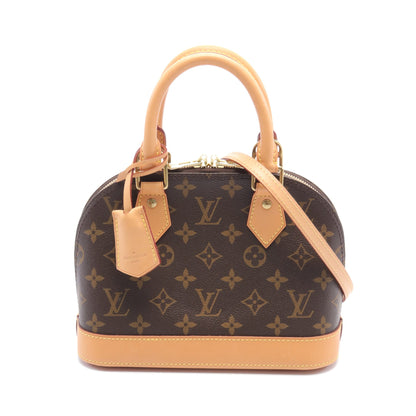 アルマBB モノグラム ハンドバッグ PVC レザー ブラウン 2WAY ルイヴィトン バッグ LOUIS VUITTON