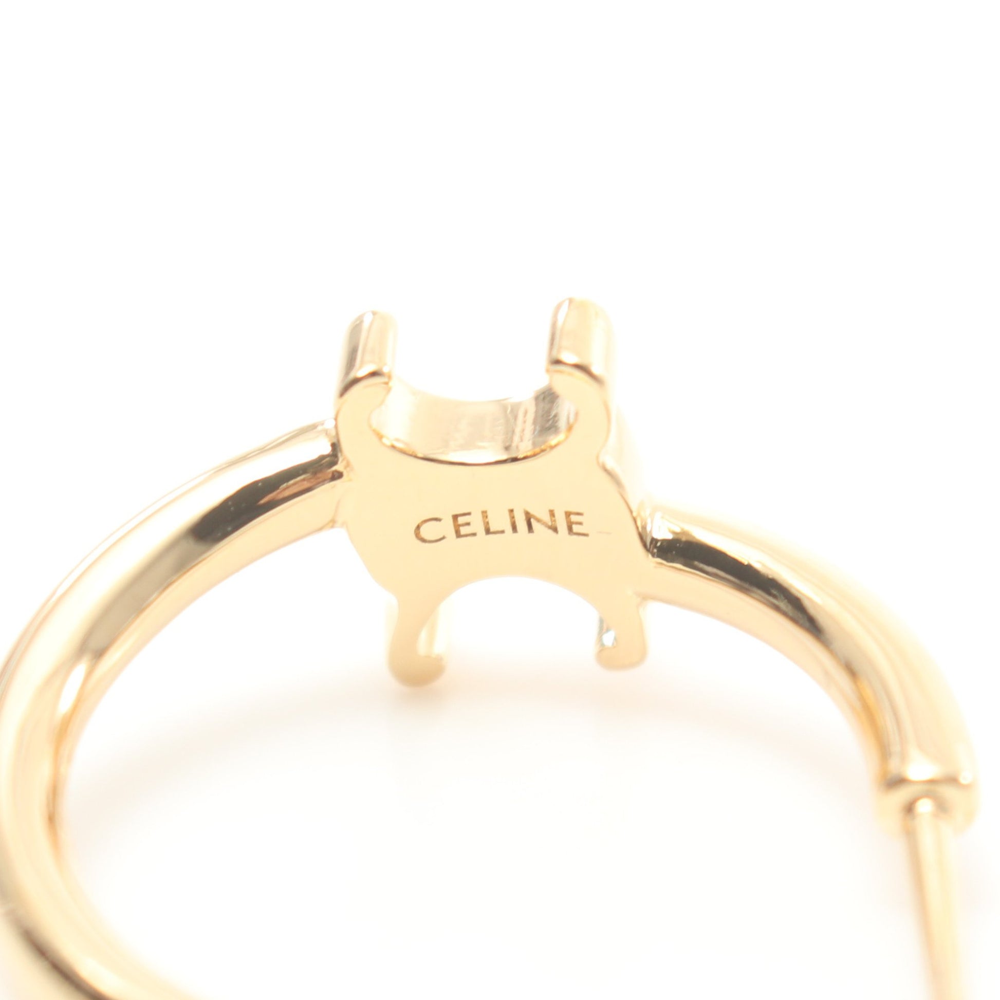 トリオンフ アシンメトリックフープ ピアス GP ゴールド セリーヌ アクセサリー CELINE