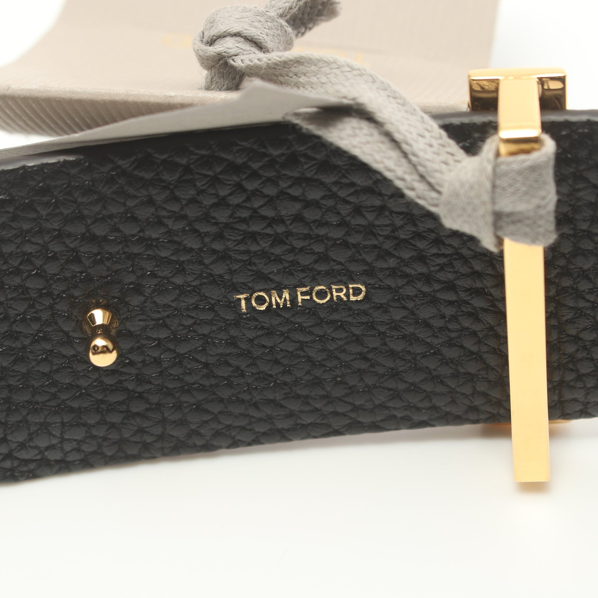 Tロゴ ベルト レザー ダークブラウン トムフォード 財布・小物 TOM FORD