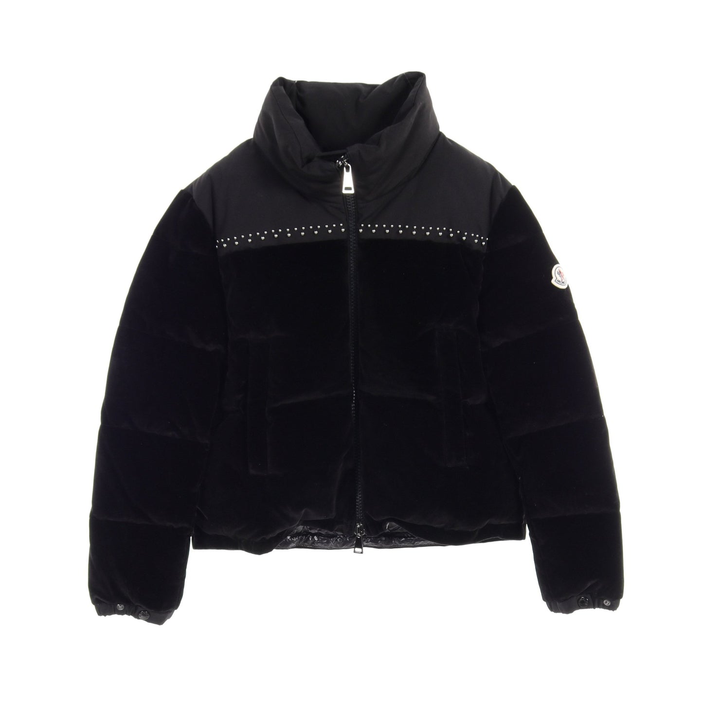 Girotte ダウンジャケット コットン ブラック スタッズ モンクレール アウター MONCLER