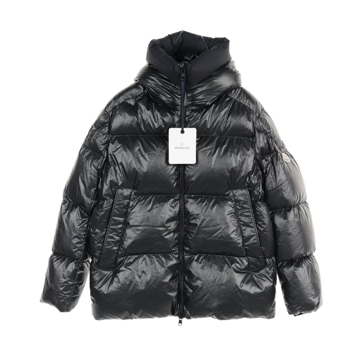 DAMAVAND ダウンジャケット ナイロン ブラック フード付き モンクレール アウター MONCLER