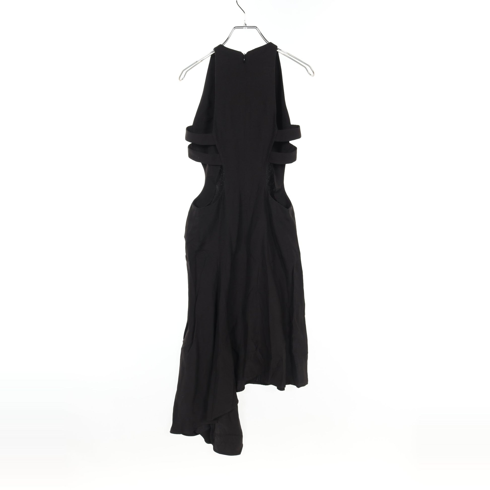 Josephine Cutout Midi Dress ワンピース ビスコース ブラック ビーシービージーマックスアズリア ワンピース BCBG MAXAZRIA