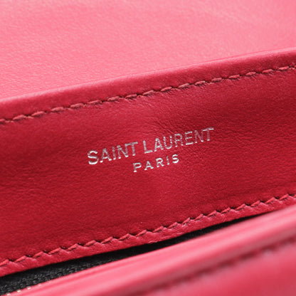 ルル トイバッグ ショルダーバッグ レザー レッド サンローラン バッグ Saint Laurent