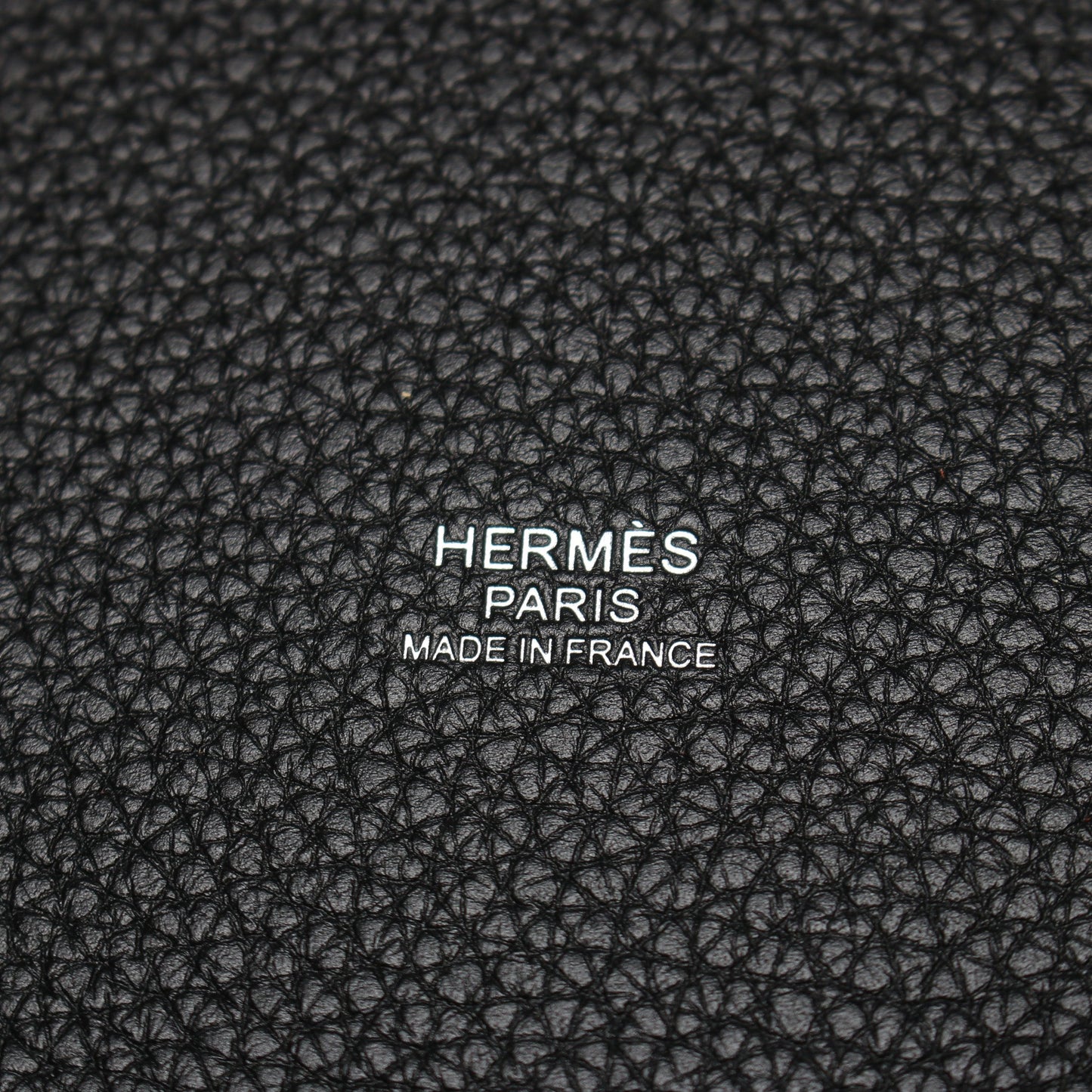 ピコタンロックPM キャバン ハンドバッグ トリヨンクレマンス ダークネイビー シルバー金具 B刻印 エルメス バッグ HERMES