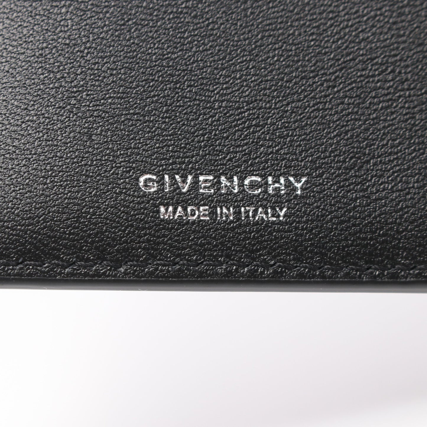 G-CUT MEDIUM WALLET 二つ折り財布 ロゴプリント レザー ブラック ジバンシィ 財布・小物 GIVENCHY