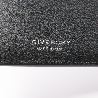 G-CUT MEDIUM WALLET 二つ折り財布 ロゴプリント レザー ブラック ジバンシィ 財布・小物 GIVENCHY